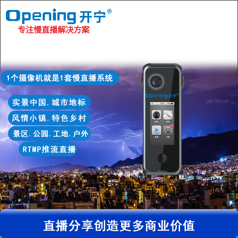 开宁VR全景大屏直播摄像机